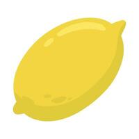 illustration vectorielle de citron fruit vecteur
