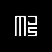 mjs lettre logo vecteur conception, mjs Facile et moderne logo. mjs luxueux alphabet conception