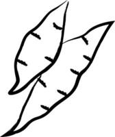 yucca main tiré vecteur illustration
