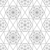 ensemble de motifs géométriques abstraits sans soudure conception graphique géométrique abstraite impression motif géométrique sans soudure. vecteur