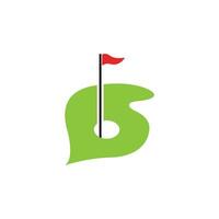 le golf logo modèle icône conception vecteur