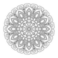 papier de texture découpé mandala indien vecteur