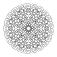 papier de texture découpé mandala indien vecteur