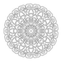 papier de texture découpé mandala indien vecteur