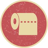 Icône de papier toilette vecteur