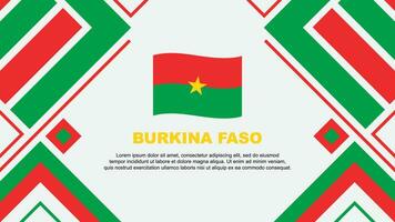 burkina faso drapeau abstrait Contexte conception modèle. burkina faso indépendance journée bannière fond d'écran vecteur illustration. burkina faso drapeau