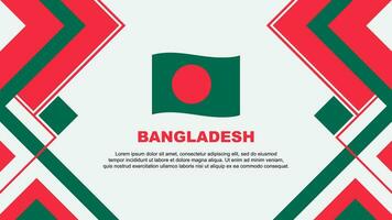 bangladesh drapeau abstrait Contexte conception modèle. bangladesh indépendance journée bannière fond d'écran vecteur illustration. bangladesh bannière