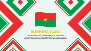 burkina faso drapeau abstrait Contexte conception modèle. burkina faso indépendance journée bannière fond d'écran vecteur illustration. burkina faso indépendance journée