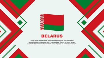biélorussie drapeau abstrait Contexte conception modèle. biélorussie indépendance journée bannière fond d'écran vecteur illustration. biélorussie illustration