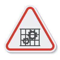 Icône de ppe.utiliser le signe de symbole de protection des gardes isoler sur fond blanc, illustration vectorielle eps.10 vecteur