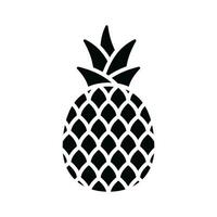 branché icône de ananas, en bonne santé fruit, Naturel nourriture vecteur