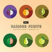 tout populaire des fruits vecteur des illustrations comme Avocat pastèque Orange banane