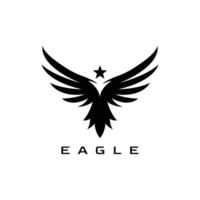 Aigle faucon logo conception modèle - vecteur illustration.
