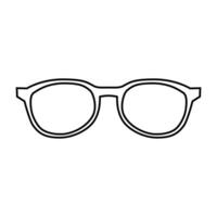 des lunettes icône vecteur. des lunettes de soleil illustration signe. cécité symbole ou logo. vecteur