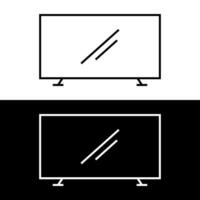 la télé vecteur icône, vecteur meilleur plat icône