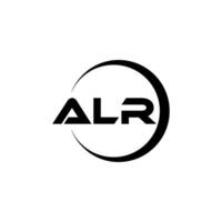 alr lettre logo conception, inspiration pour une unique identité. moderne élégance et Créatif conception. filigrane votre Succès avec le frappant cette logo. vecteur