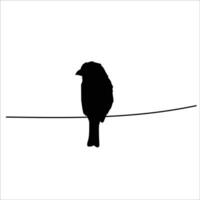 oiseau silhouette Stock vecteur illustration