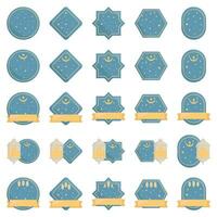 badge ramadhan illustration vecteur