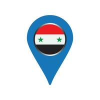 Syrie carte icône vecteur