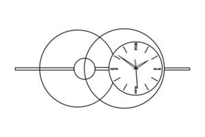 réaliste moderne l'horloge dessin animé plat icône, rétro et collection pour vecteur illustration.