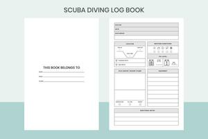 scaphandre autonome plongée Journal livre pro modèle vecteur