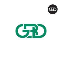 lettre gbd monogramme logo conception vecteur