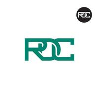 lettre rdc monogramme logo conception vecteur