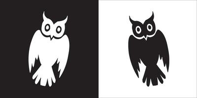 illustration vecteur graphique de hibou icône