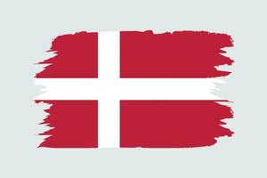 illustration vectorielle du drapeau du danemark vecteur