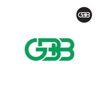 lettre gbb monogramme logo conception vecteur