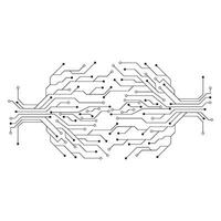 circuit illustration conception vecteur