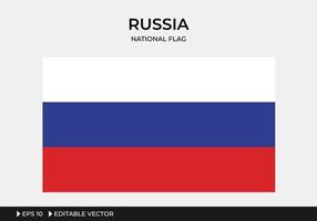 illustration du drapeau national de la russie vecteur
