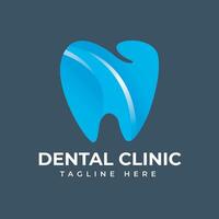 dentaire se soucier clinique abstrait vecteur logo modèle illustration