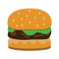 vecteur illustration de une Hamburger