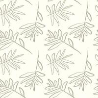 tropical paume feuilles sans couture vecteur illustration modèle Contexte. conception pour utilisation tout plus de en tissu impression emballage papier et autres.