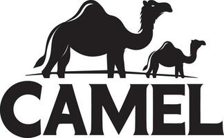 chameau logo vecteur art illustration, chameau icône vecteur silhouette 6