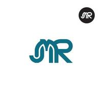 lettre JMR monogramme logo conception vecteur