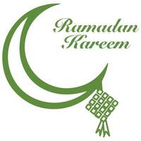 Facile conception Ramadan kareem ied fitr vecteur illustration