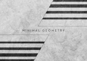 abstrait noir et gris minimal grunge géométrique Contexte vecteur