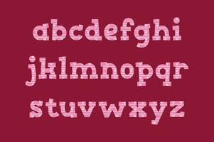 polyvalent collection de l'amour alphabet des lettres pour divers les usages vecteur