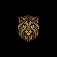 minimaliste Lion logo vecteur