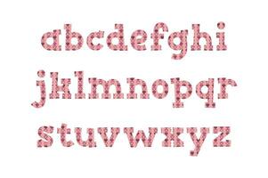 polyvalent collection de romance alphabet des lettres pour divers les usages vecteur