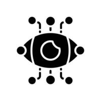 bionique œil icône. vecteur glyphe icône pour votre site Internet, mobile, présentation, et logo conception.