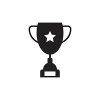 championnat trophée icône sur blanc Contexte. éducatif, des sports, trophée icône vecteur. vecteur