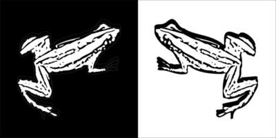illustration vecteur graphique de grenouille icône