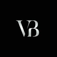 initiale lettre logo vb modèle logo conception vecteur
