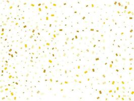 la magie lumière d'or rectangles. confettis fête, chute d'or abstrait décoration pour nuit faire la fête. vecteur illustration