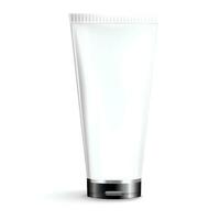 vecteur 3d réaliste isolé tube cosmétique crème