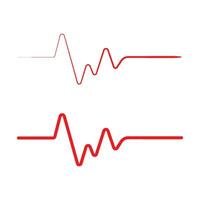 pouls de battement de coeur médical de santé vecteur