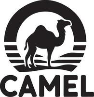 chameau logo vecteur art illustration, chameau logo concept, chameau animal logo silhouette 13